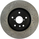 StopTech 05-10 Subaru Impreza WRX/STi Slotted & Drilled Right Front Rotor-11