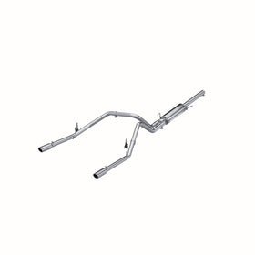 MBRP 2004-2005 Dodge Ram Hemi 1500 5.7L SC/CC-SB Cat Back Dual Split Rear - 0