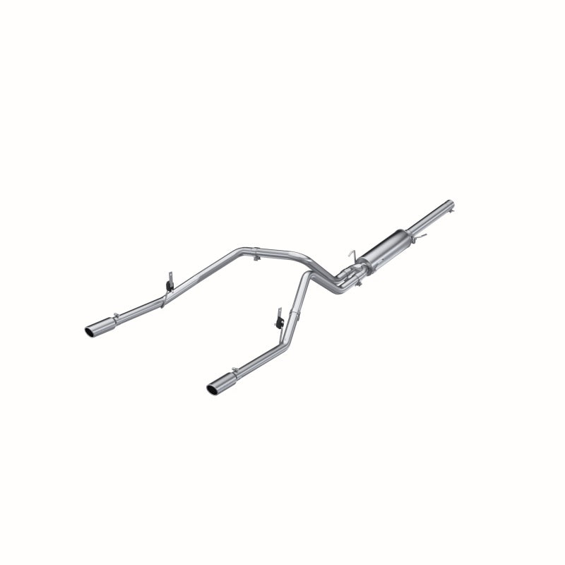 MBRP 2004-2005 Dodge Ram Hemi 1500 5.7L SC/CC-SB Cat Back Dual Split Rear - 0