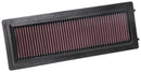 K&N 2016 Alfa Romeo Giulia L4-2.0L F/I Replacement Drop In Air Filter-17