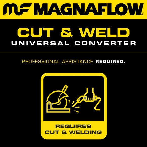 MagnaFlow Universal Catalytic Converter 2.5 inch T2 Rear
