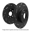 EBC 2016+ Honda Civic (Excl Si) USR Blackdash Sport Slotted Rear Rotors-2