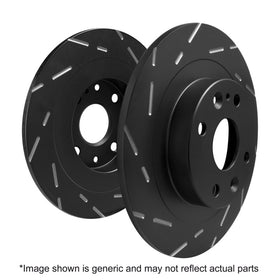 EBC 2017+ Volkswagen Golf Mk7 1.8L Turbo USR Slotted Rear Rotors - 0