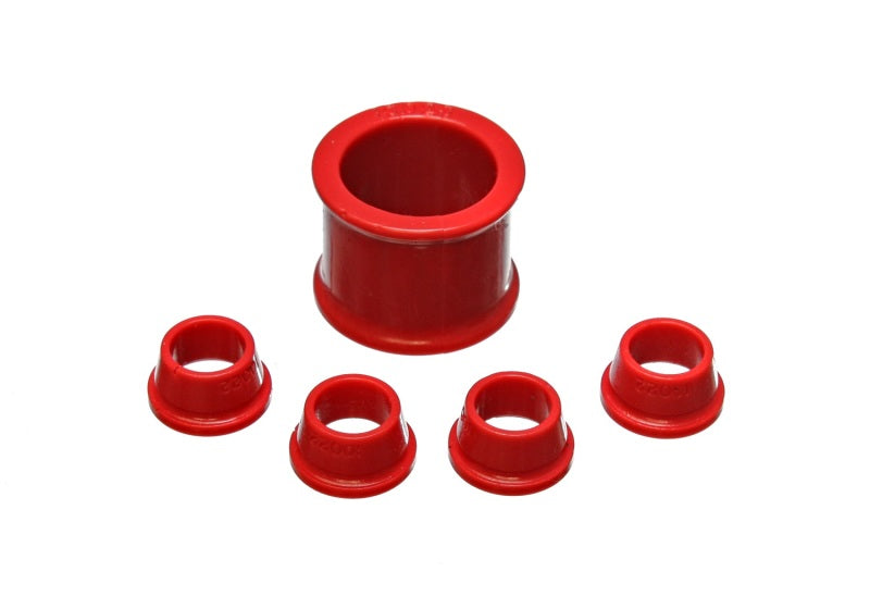 Energy Suspension 88-91 Honda Civic/CRX Red Power Steering Rack Bushing Set - 0