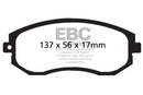 EBC 12+ Scion FR-S 2 Yellowstuff Front Brake Pads-6