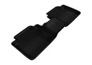3D MAXpider 2013-2017 Honda Accord Sedan Kagu 2nd Row Floormats - Black-1