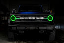 Oracle 21-22 Ford Bronco Headlight Halo Kit w/DRL Bar - Base Headlights ColorSHIFT -w/No Controller-17