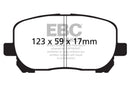 EBC 02-08 Pontiac Vibe 1.8 Yellowstuff Front Brake Pads-5