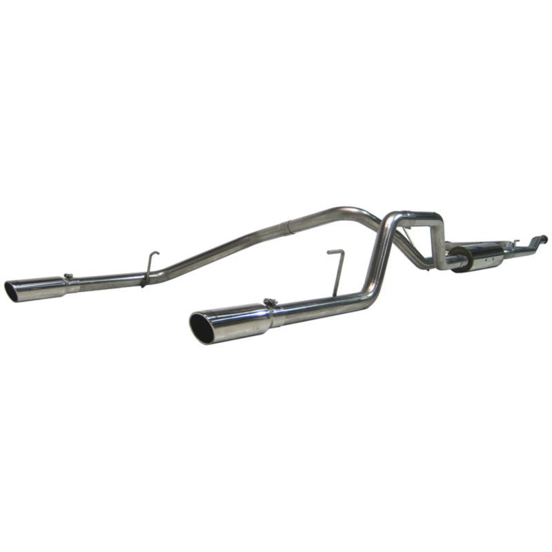 MBRP 2004-2009 Nissan Titan 5.6L EC/CC Cat Back Dual Split Rear - 0