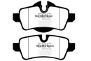 EBC 07-14 Mini Hardtop 1.6 Ultimax2 Rear Brake Pads-3