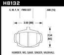 Hawk HP+ Street Brake Pads-4