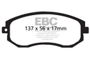 EBC 12+ Scion FR-S 2 Greenstuff Front Brake Pads-7