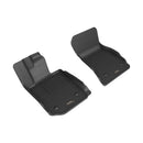 3D MAXpider 22-23 BMW 2 Series Coupe A/T Only KAGU 1st Row Floor Mats - Black-1