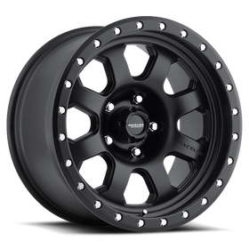 Raceline 929B Avenger 17x9in / 5x127 BP / -12mm Offset / 83.82mm Bore - Satin Black Wheel