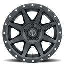 ICON Rebound 17x8.5 5x5.5 0mm Offset 4.75in BS Satin Black Wheel-2