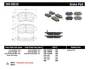 StopTech Performance 00-05 Spyder MR2 / 00 Celica GT / 04-07 xA/xB Front Brake Pads-3