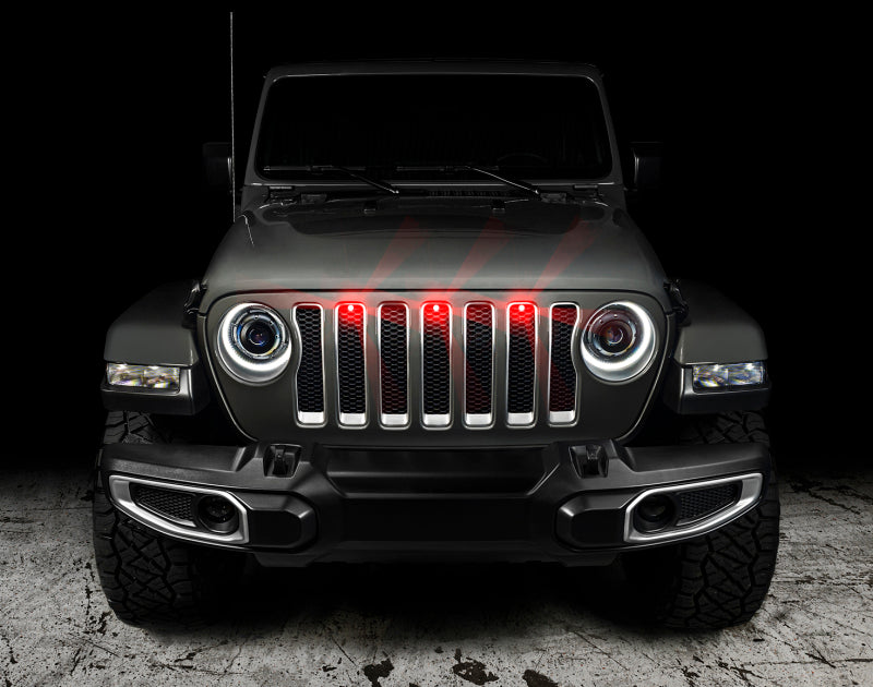 Oracle Pre-Runner Style LED Grille Kit for Jeep Wrangler JL - Red