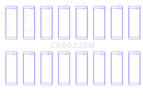 King Engine Bearings Chrysler V8 5.7L/6.1L/6.4L Hemi Rod Bearing Set - Size STD - 0