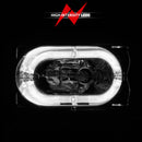 ANZO 88-98 Chevrolet C1500 Crystal Headlights Chrome Housing w/ Signal and Side Marker Lights-4