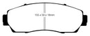 EBC 07-09 Acura RDX 2.3 Turbo Ultimax2 Front Brake Pads-4
