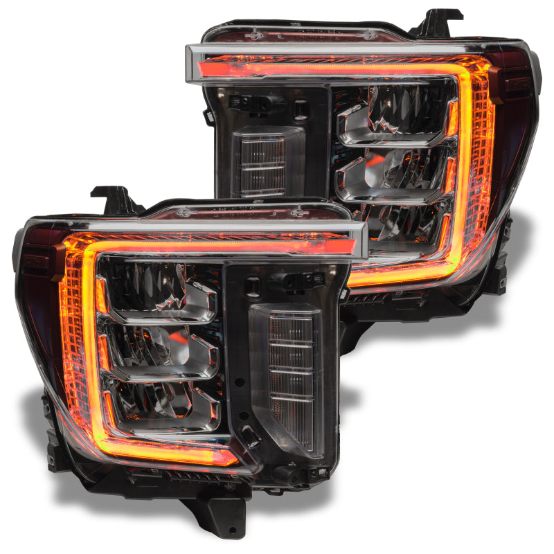 Oracle 20-21 GMC Sierra 2500/3500 HD RGB+W Headlight DRL Upgrade Kit - ColorSHIFT 2