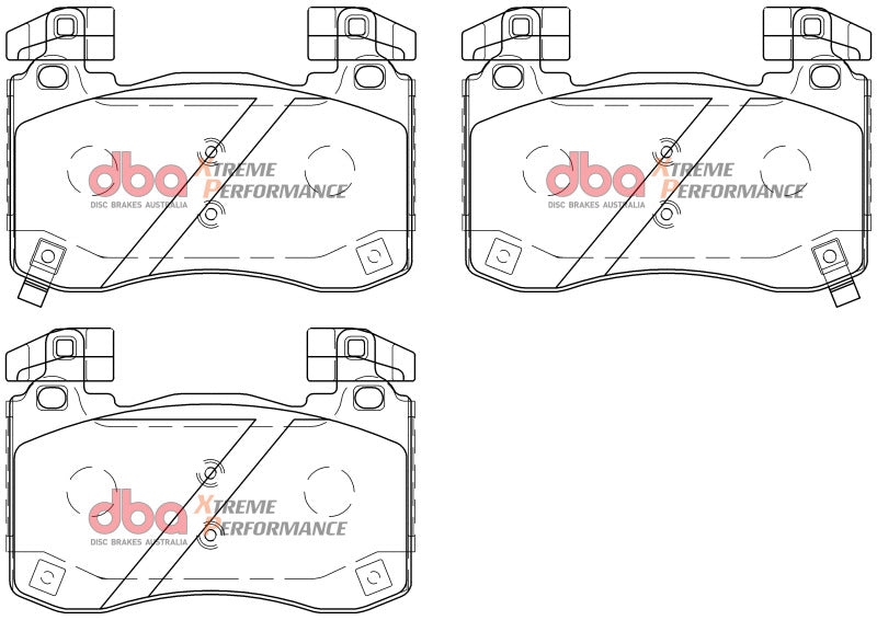 DBA 2018+ Kia Stinger V6 Twin Turbo XP Performance Front Brake Pads - 0