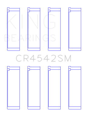 King Honda K-Series (Except A3) 16v 2.0L/2.3L/2.4L Connecting Rod Bearing Set (Set of 4) - 0