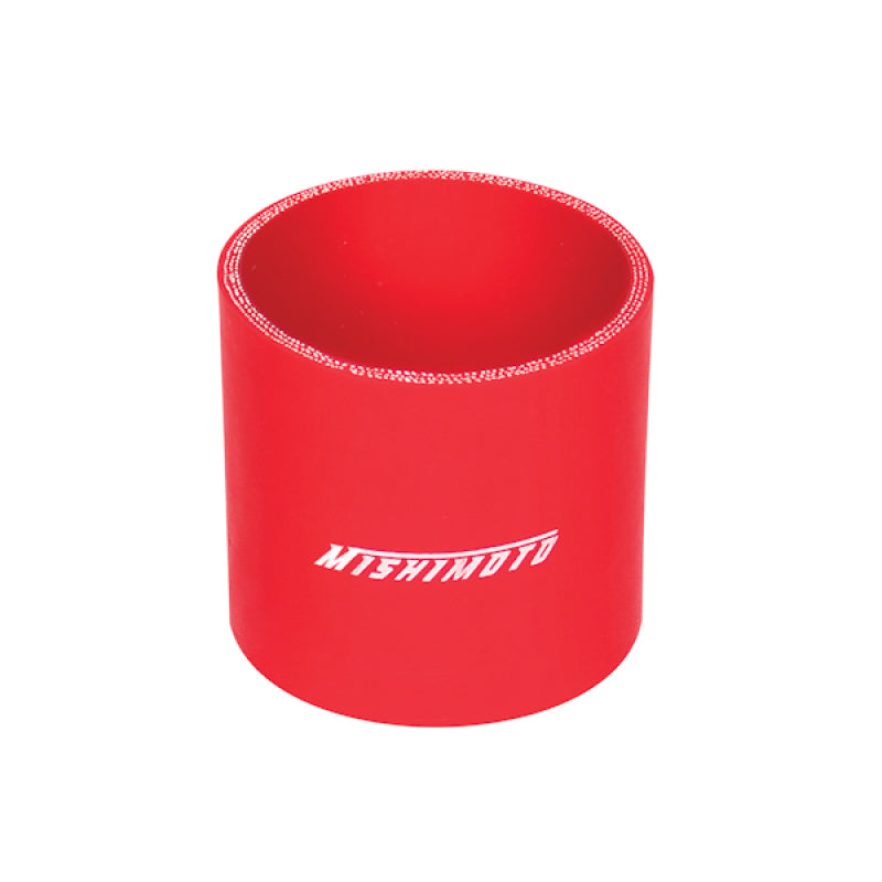 Mishimoto 2.5 Inch Red Straight Coupler - 0