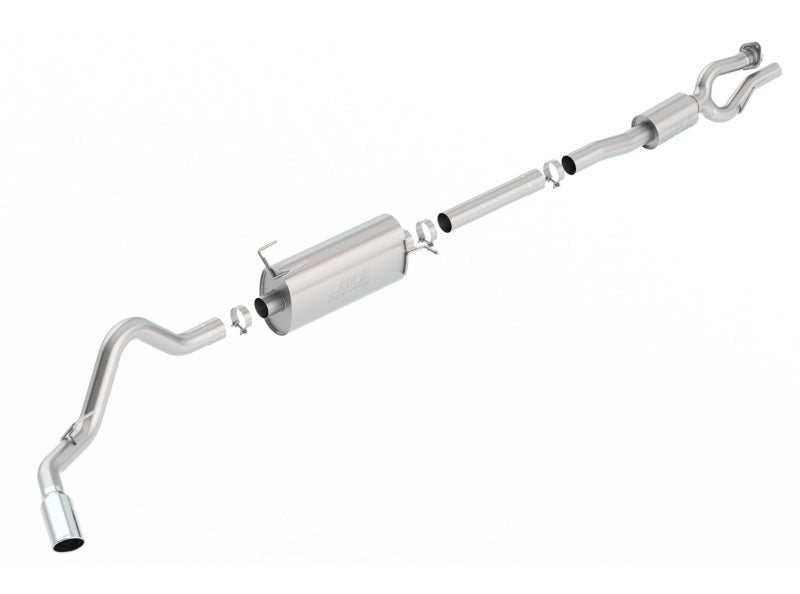 Borla S-Type Cat-Back 17-19 Ford F-250/350 Super Duty Side Exit Exhaust - 5in tip (Gas Only) - 0