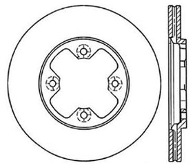 StopTech Slotted & Drilled Sport Brake Rotor - 0