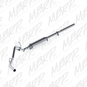 MBRP 2009-2013 Chev/GMC 1500 4.8/5.3L (excl 8ft bed) Cat Back Single Side AL P Series Exhaust - 0