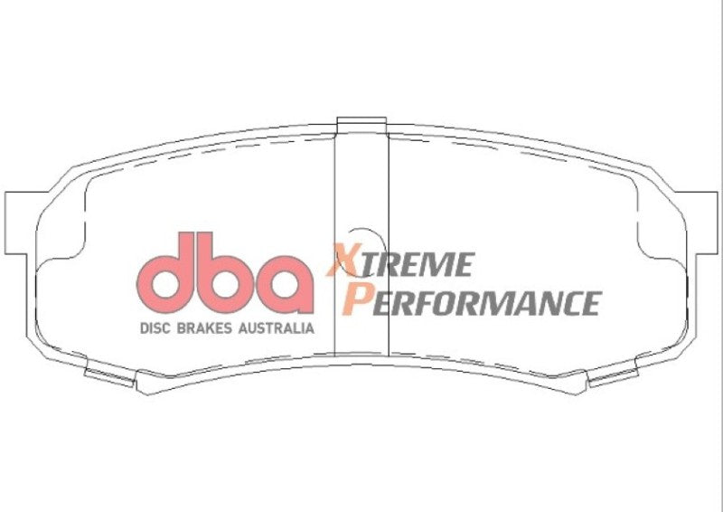 DBA 03-09 Toyota 4Runner XP650 Rear Brake Pads - 0