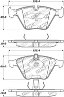 StopTech Performance 07-09 BMW E90/E92/E93 335i Coupe/Sedan Front Brake Pads D918-9