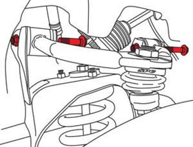 SPC Performance 04-13 Nissan Armada / 05-12 Pathfinder / 04-13 Titan UCA Mounting Bolt - 0