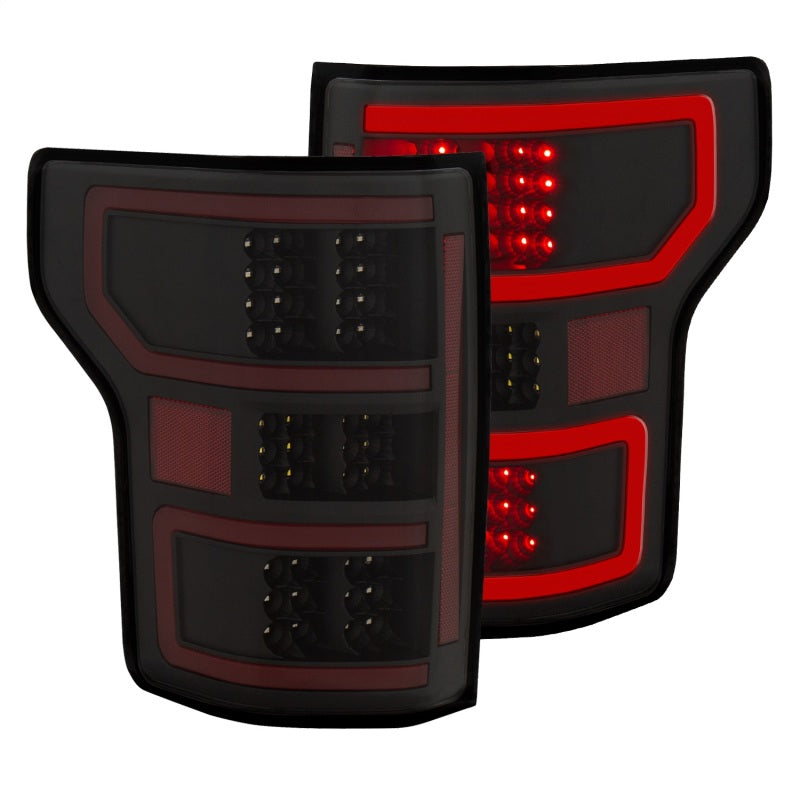 ANZO 18-19 Ford F-150 LED Taillights Black - 0