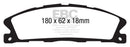 EBC 13+ Ford Explorer 3.5 Twin Turbo 4WD Greenstuff Front Brake Pads-5