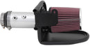 K&N 13-14 Honda Accord 3.5L V6 69 Series Typhoon Air Intake System - Silver Cold Air Intake Kit-18