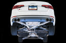 AWE Tuning Audi B9 S4 Track Edition Exhaust - Non-Resonated (Black 102mm Tips)-3