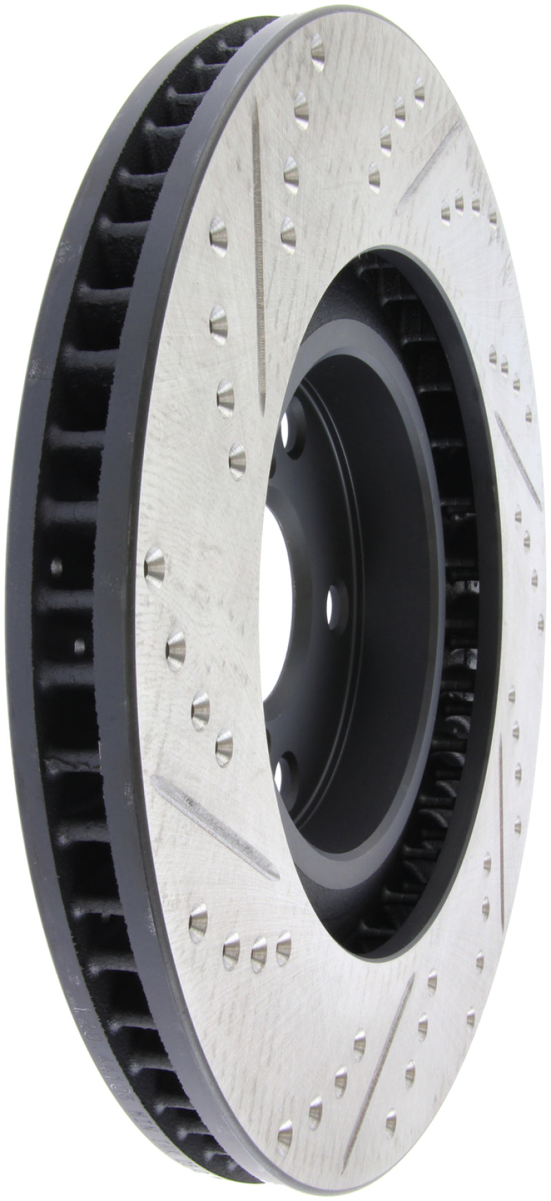 StopTech 5/93-98 Toyota Supra Turbo Left Front Slotted & Drilled Rotor - 0