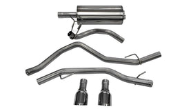 Corsa 2009-2018 Dodge Ram 1500 4.7L Quad/Crew Cab/Short Bed Polished Dual Exit Cat-Back Exhaust - 0