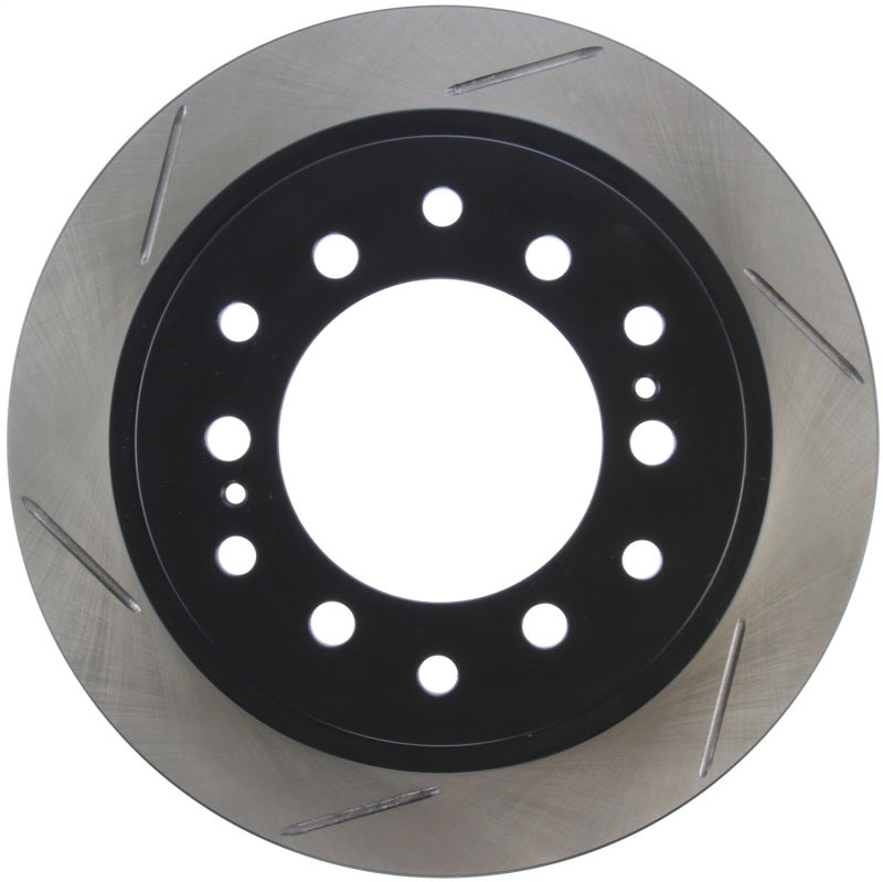 StopTech Power Slot 01-07 Toyota Sequoia/03-09 4 Runner / 03-09 Lexus GX470 Slotted Right Rr Rotor - 0