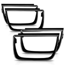ANZO Taillight Bezels 2010-2013 Chevrolet Camaro Taillight Bezels - 4pc Flat Black-8