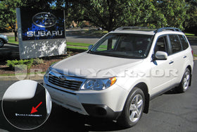 Rally Armor 09-13 Subaru Forester Black UR Mud Flap w/ White Logo - 0