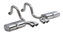 Corsa 1997-2004 Chevrolet Corvette C5 Z06 5.7L V8 Polished Sport Axle-Back Exhaust-2