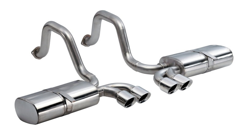 Corsa 1997-2004 Chevrolet Corvette C5 Z06 5.7L V8 Polished Sport Axle-Back Exhaust - 0