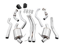 AWE Tuning Audi B9 RS 5 Sportback Touring Edition Exhaust-Non Resonated- Diamond Black RS Style Tips-8