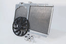 CSF 96-07 Mitsubishi Evo 4/5/6/7/8/9 Full-Slim Radiator w/12in Fan & Shroud/-16AN & Slip On Fitting-4