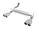 aFe Rebel Series 2.5in 409 SS Axle-Back Exhaust Polished 07-18 Jeep Wrangler (JK) V6-3.6L/3.8L-1