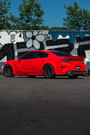 MBRP 17-21 Charger 5.7/6.1/6.4L 3in Dual Rear Exit SS Catback Exhaust w/ Carbon Fiber Tips-4