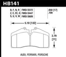 Hawk Audi/Porsche Rear AND ST-40 HP+ Street Brake Pads-4